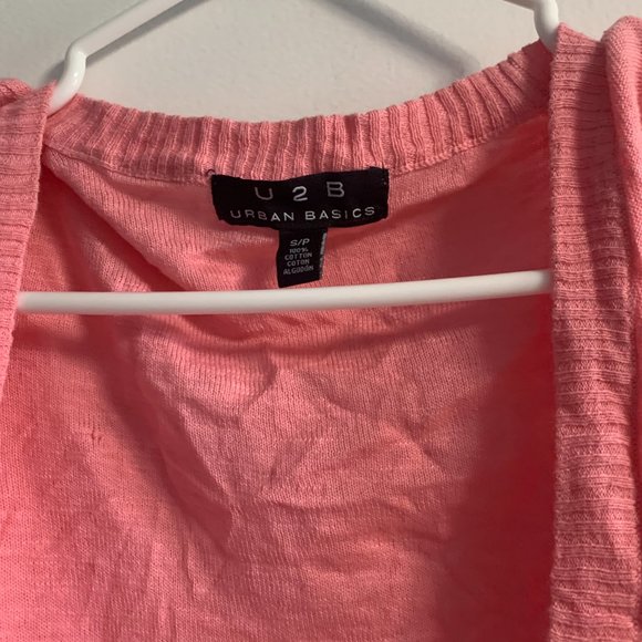 Urban Planet Youth Pink Cardigan - Picture 2 of 4